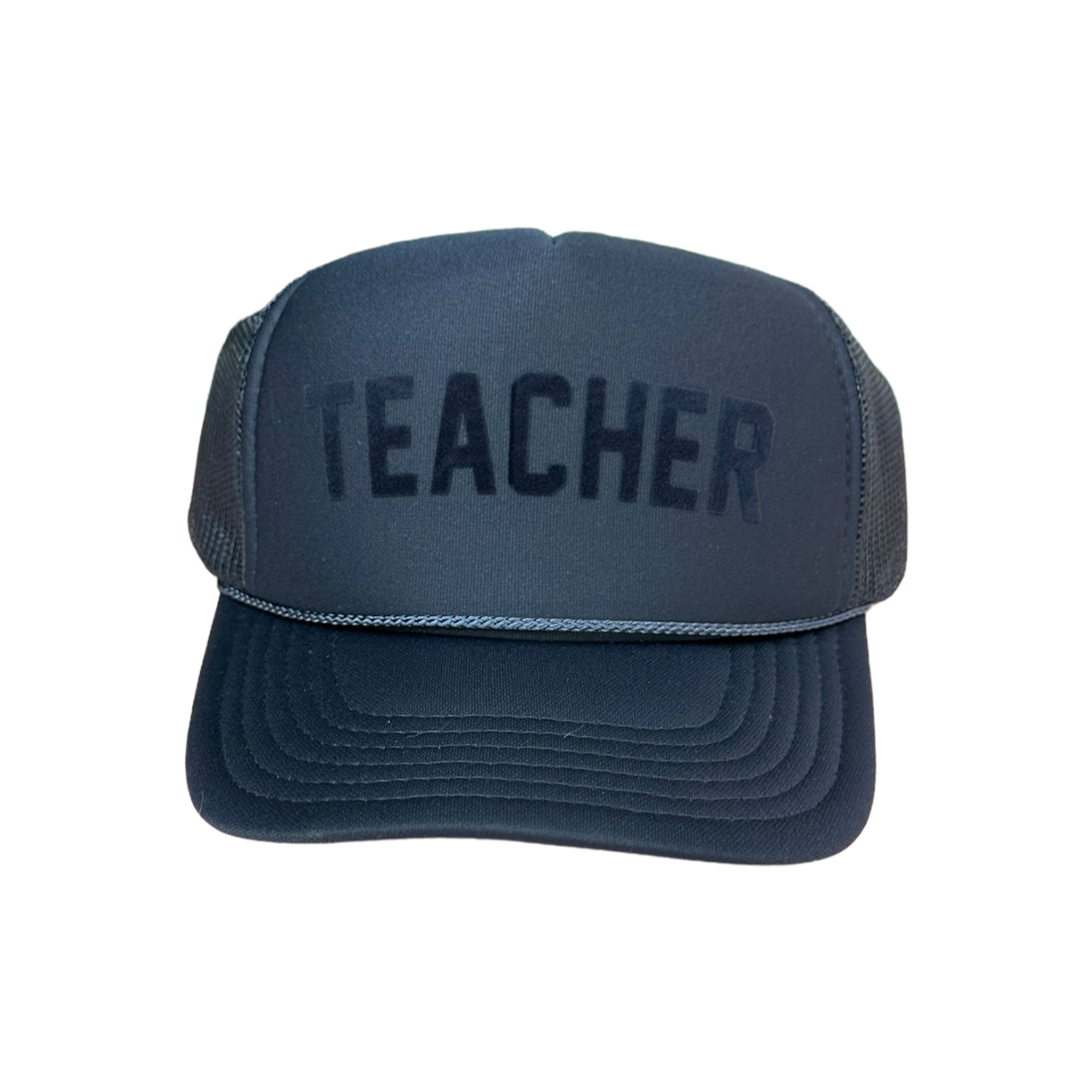 TOT Trucker - TEACHER - (Navy on Navy)