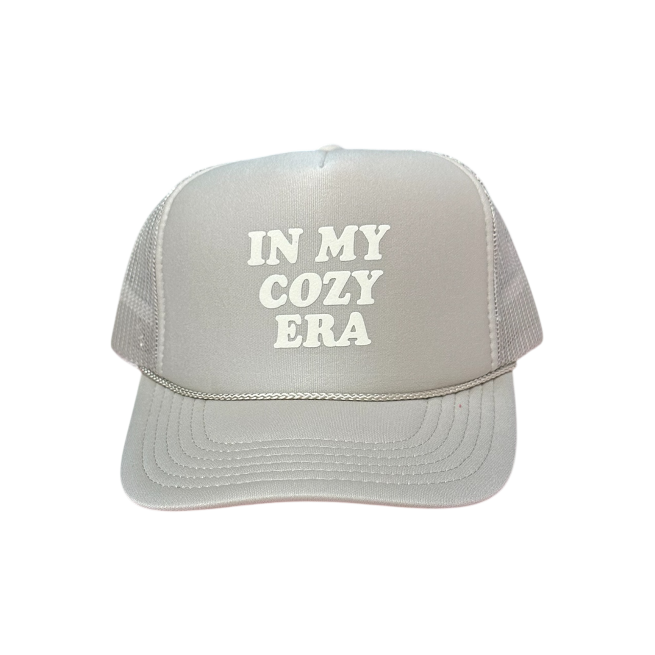 In my cozy era - Khaki Trucker Hat