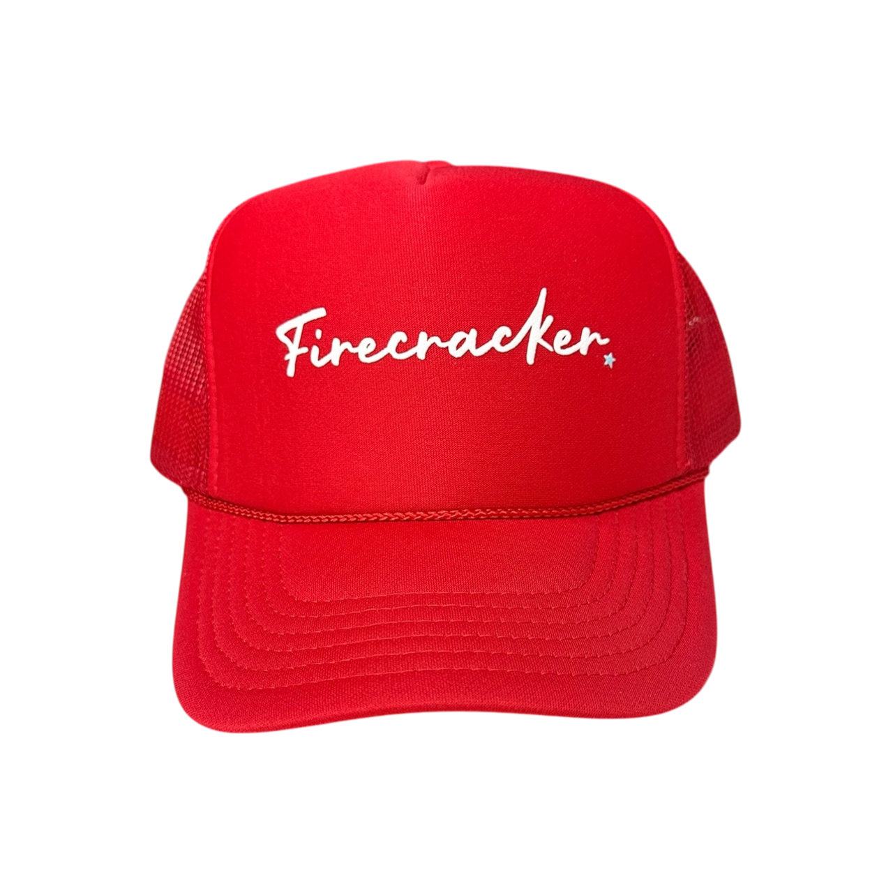 Firecracker - Red Trucker Hat