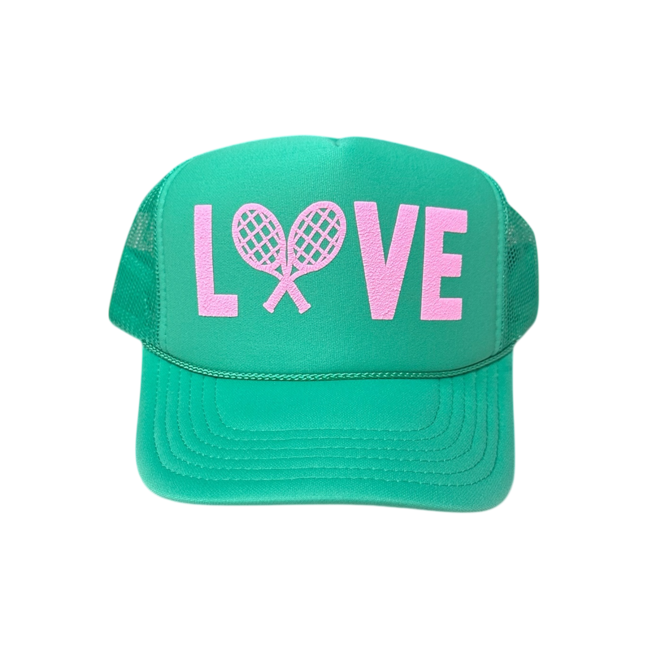 LOVE (tennis) - Cactus Green Trucker Hat