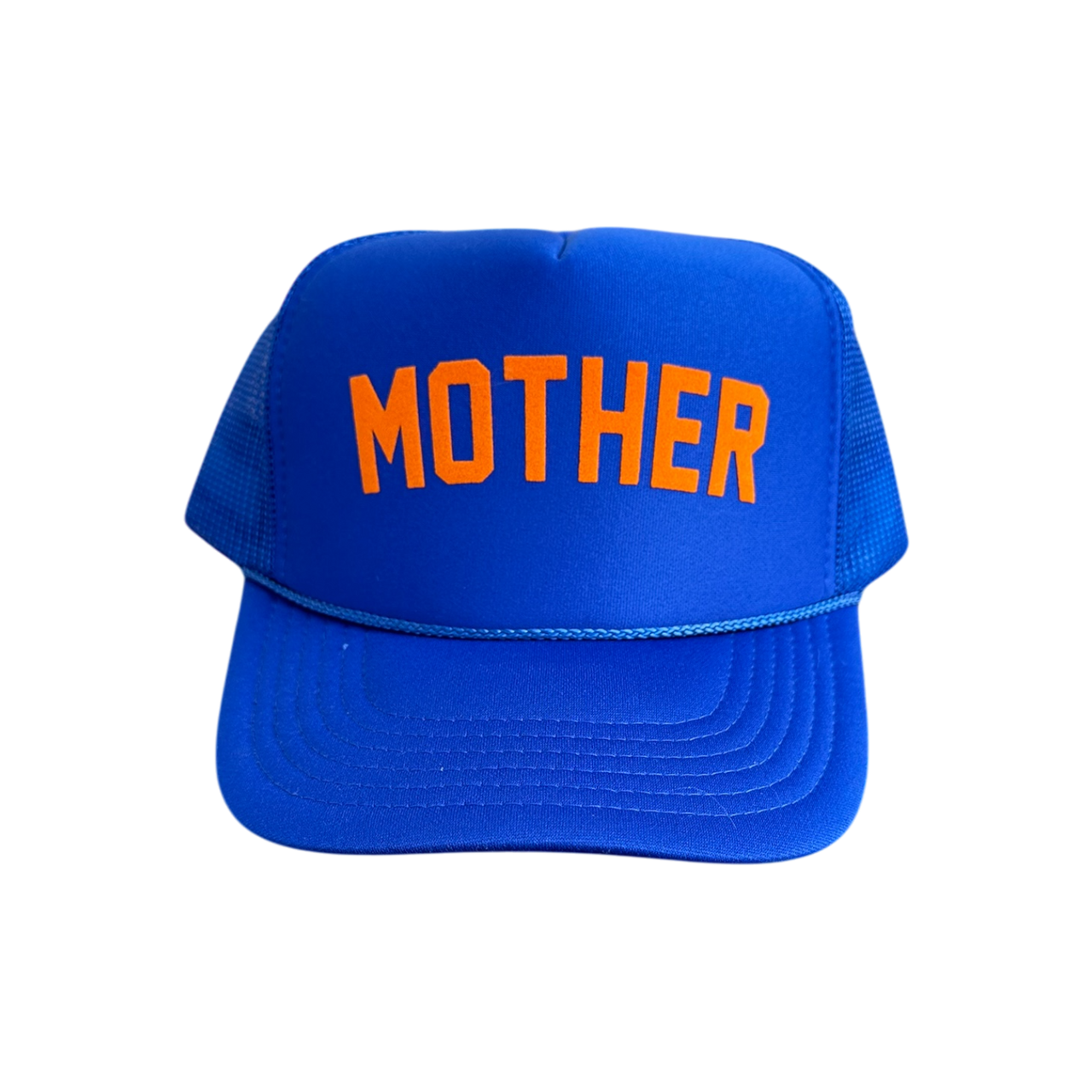 MOTHER (Orange Velvet) - Royal Blue Trucker
