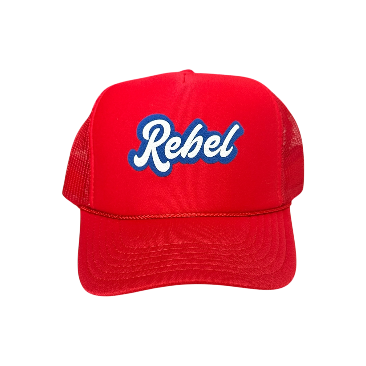 Rebel - Red Trucker Hat