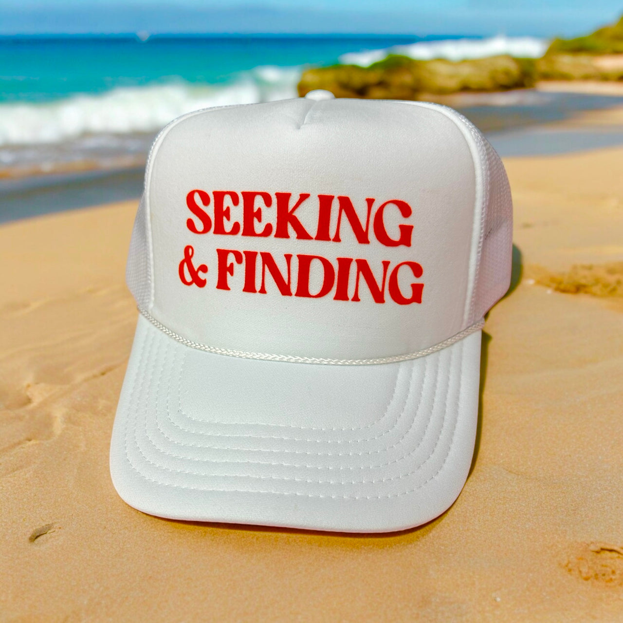 'Seeking & Finding' White Trucker