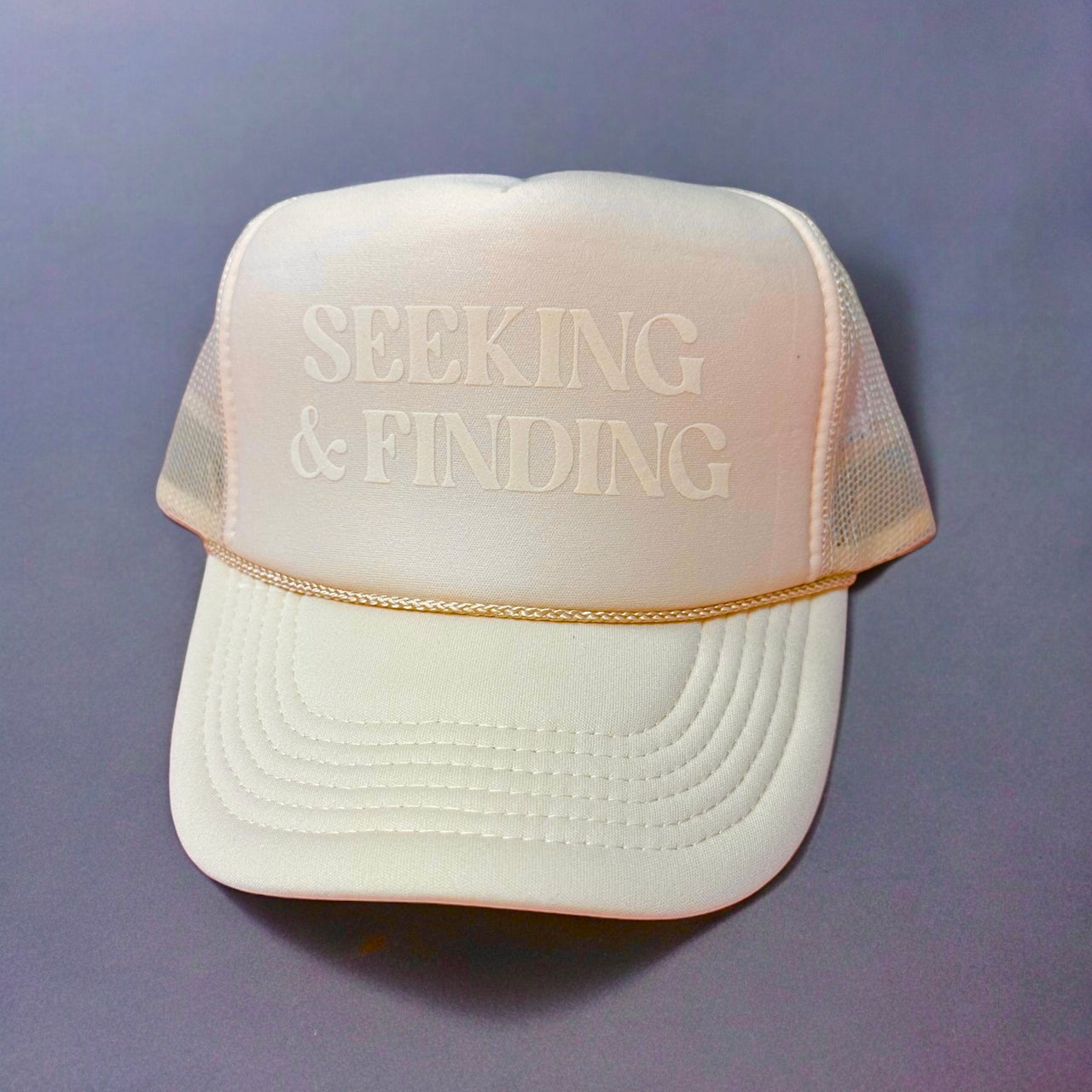 TOT Trucker - Seeking & Finding - (Tan on Tan)