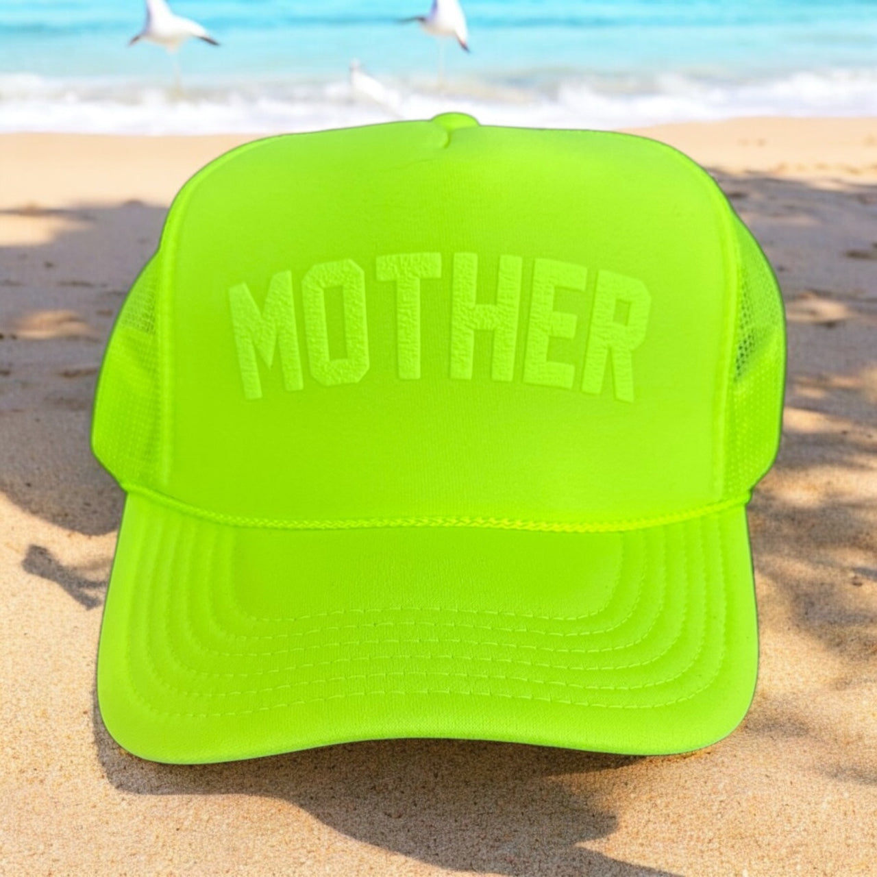 MOTHER - Tonal Neon Yellow Trucker Hat