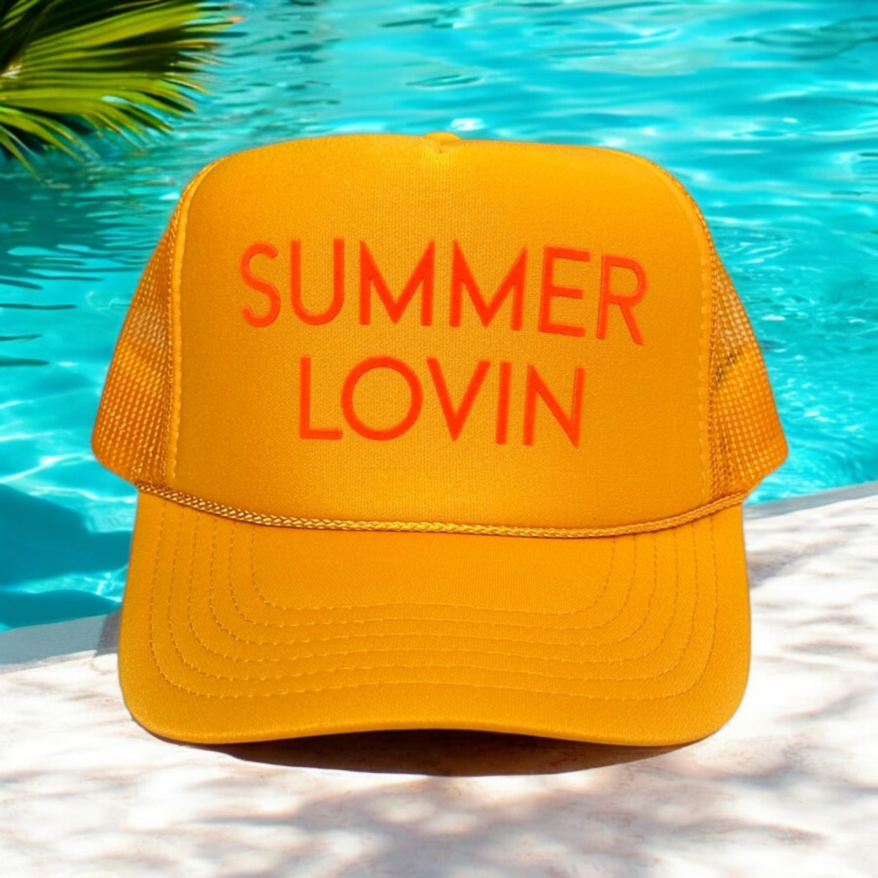 Summer Lovin' - Gold Trucker Hat