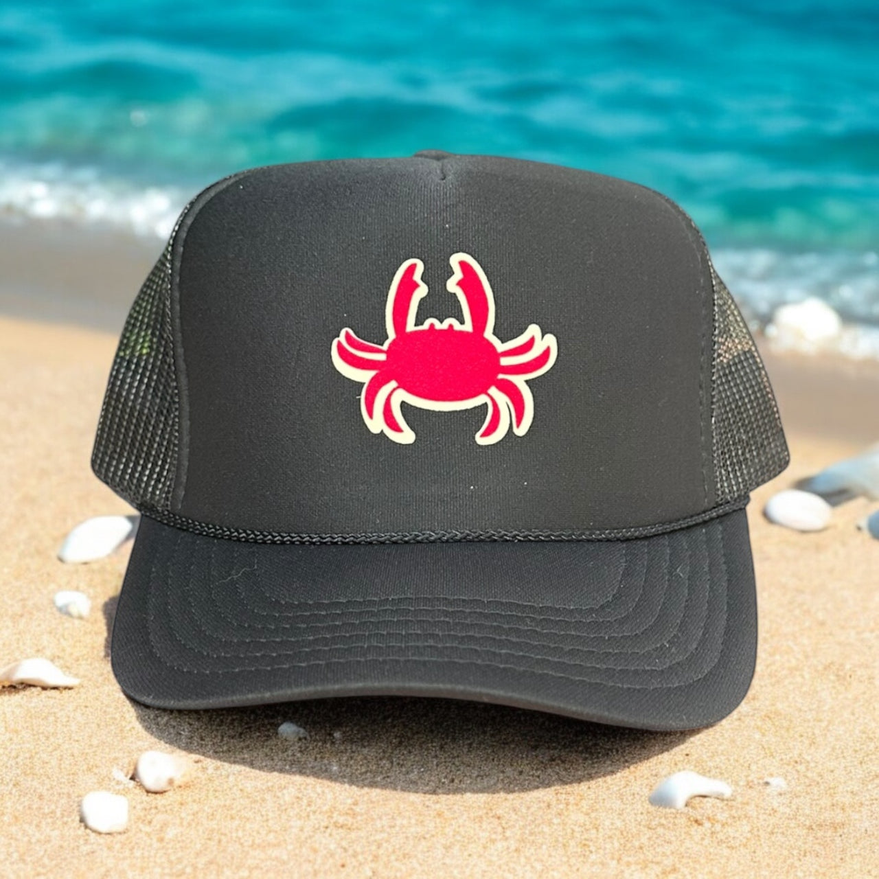 Crab - Navy Trucker Hat