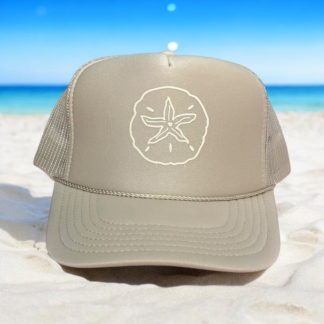 Sand dollar - Tan Trucker Hat