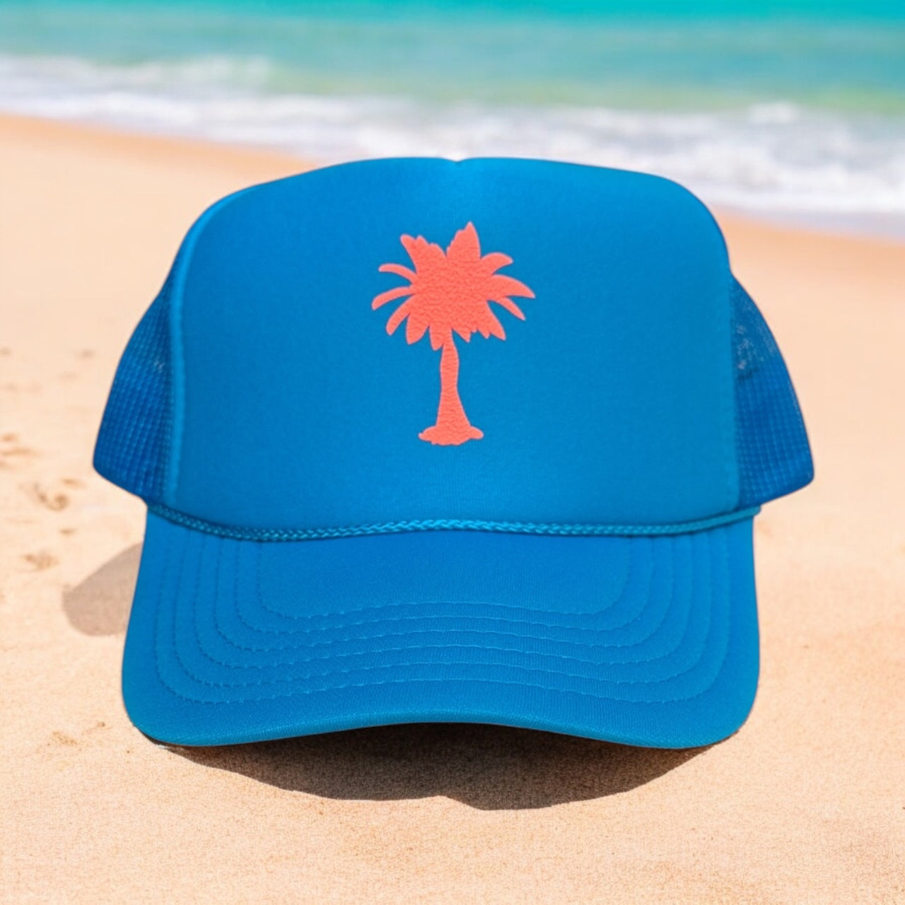 Palm - Surf Blue Trucker Hat