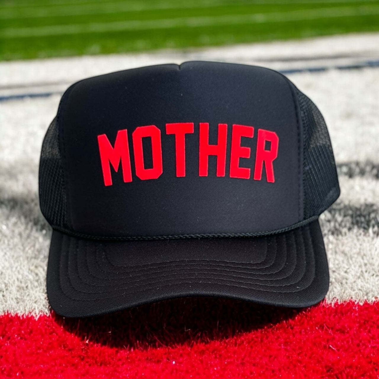 MOTHER (Red Velvet) - Black Trucker Hat
