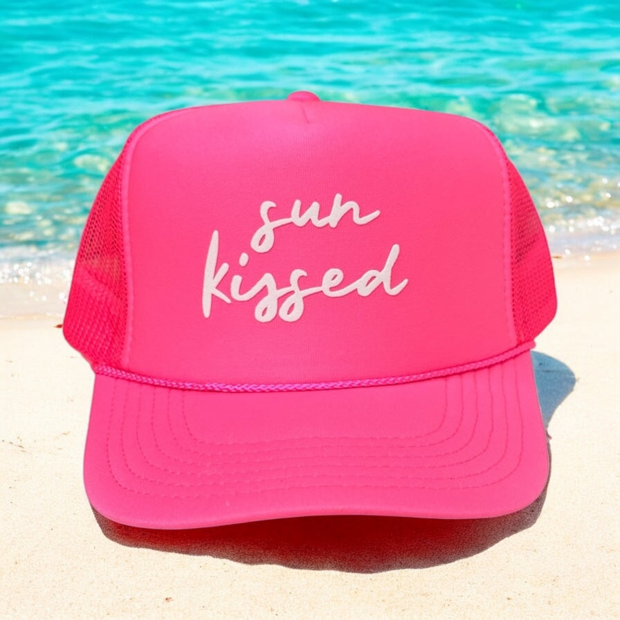 Sunkissed - Neon Pink Trucker Hat