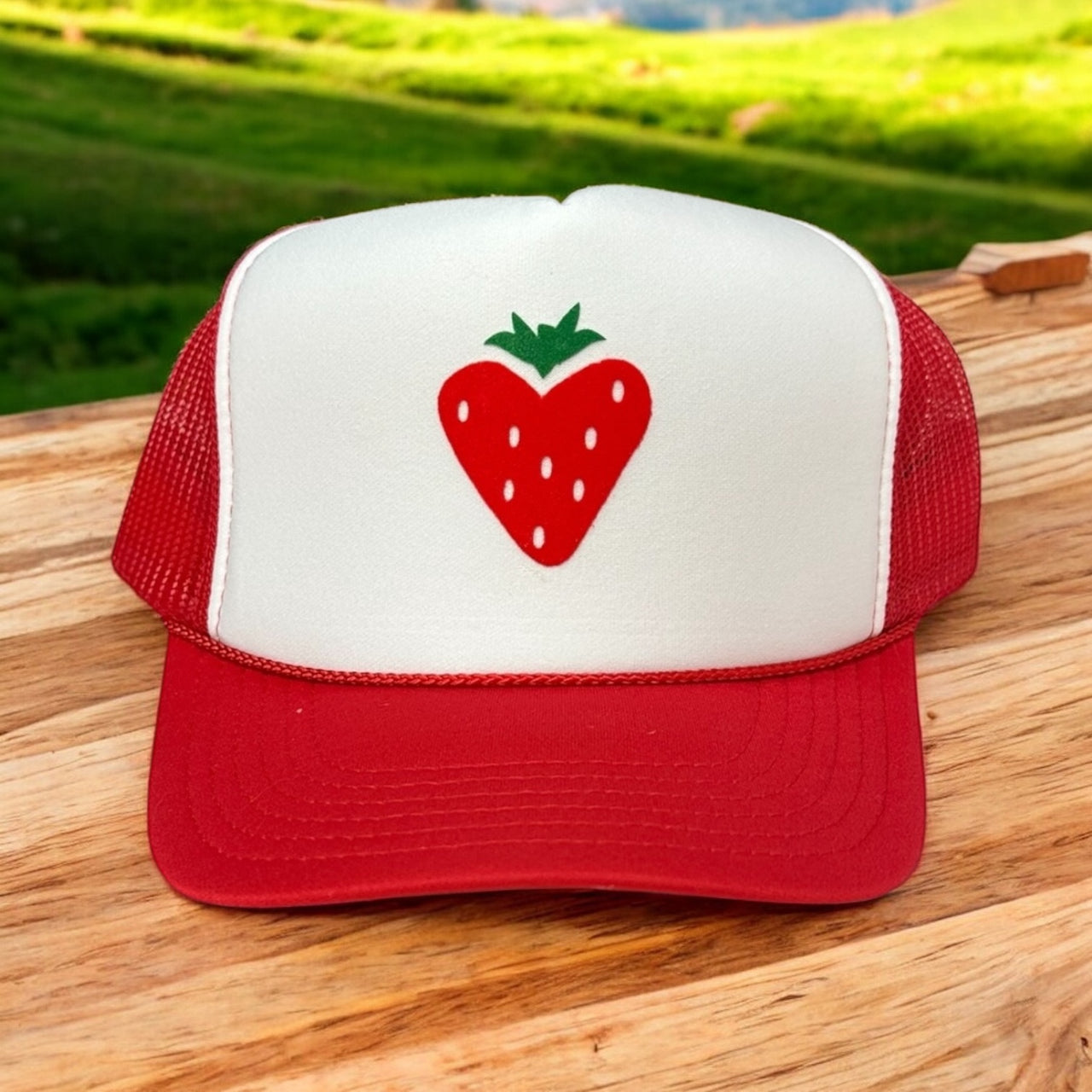 Strawberry - Red/White Trucker Hat
