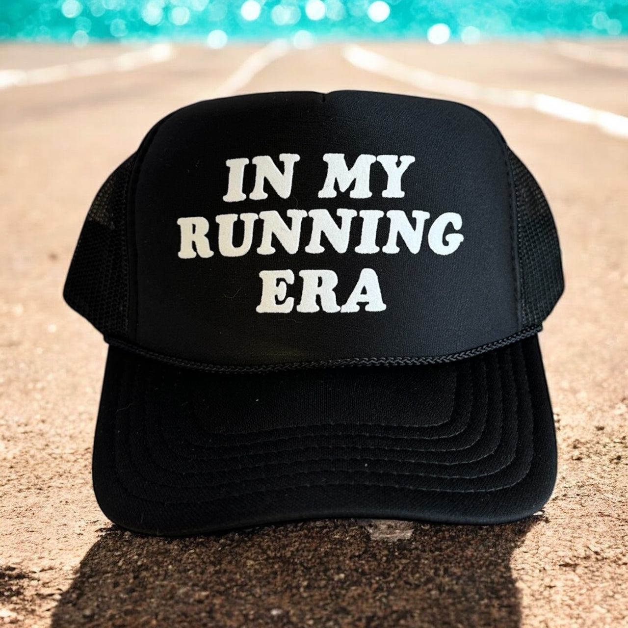 In My Running Era - Black Trucker Hat