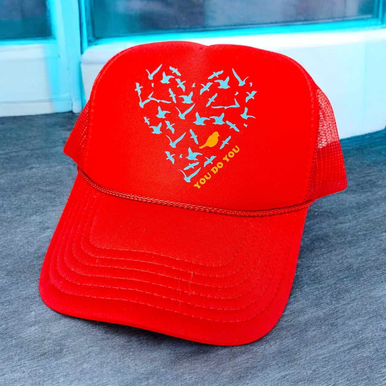 You Do You Bird - Red Trucker Hat