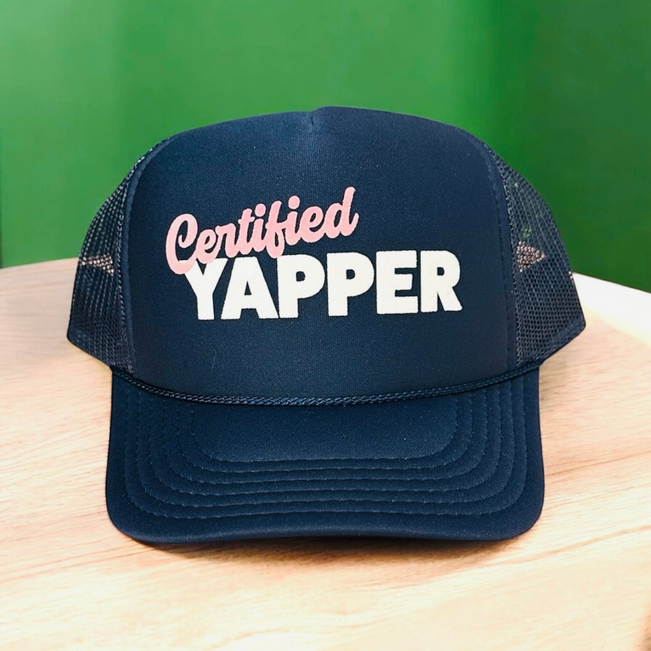 Certified Yapper - Navy Trucker Hat