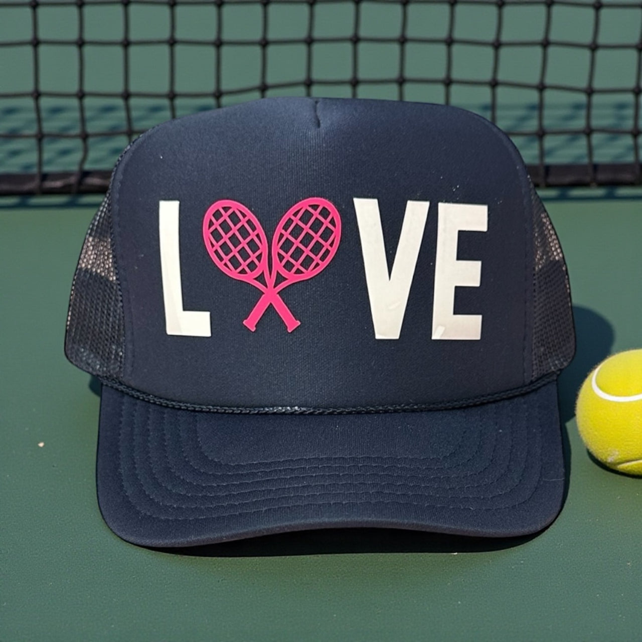 LOVE (tennis) - Navy Trucker Hat