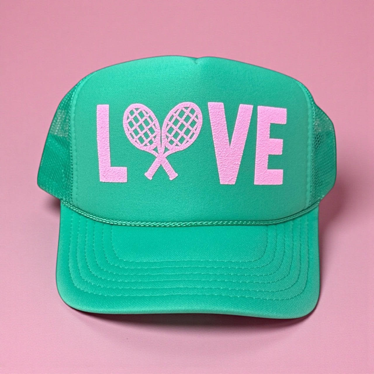 LOVE (tennis) - Cactus Green Trucker Hat