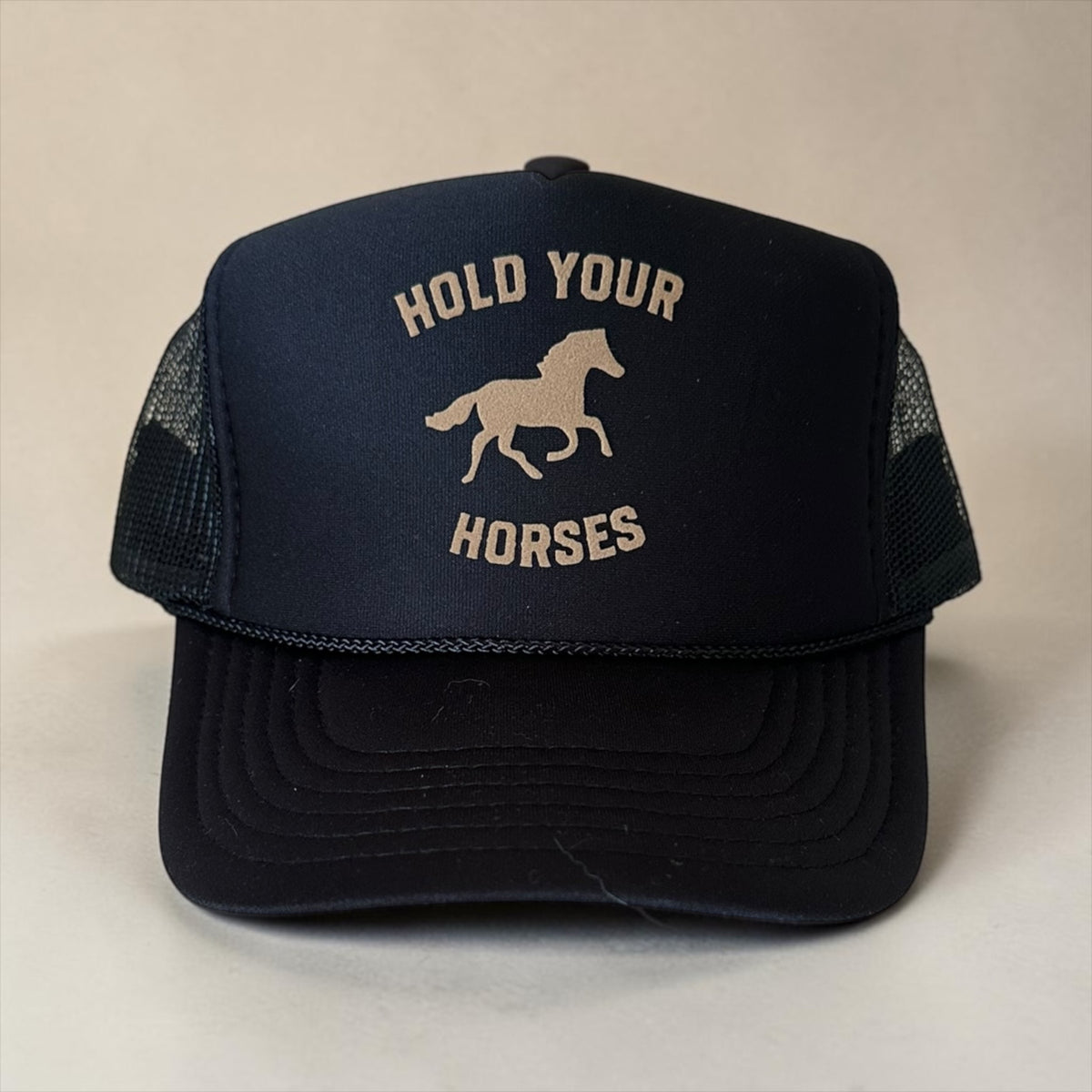 Hold Your Horses - Brown Trucker Hat