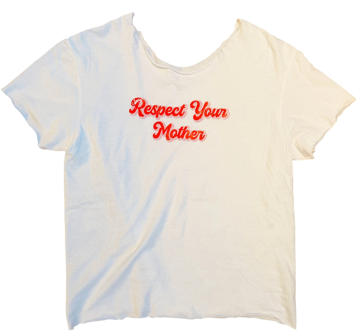 Respect Your Mother - White Tee