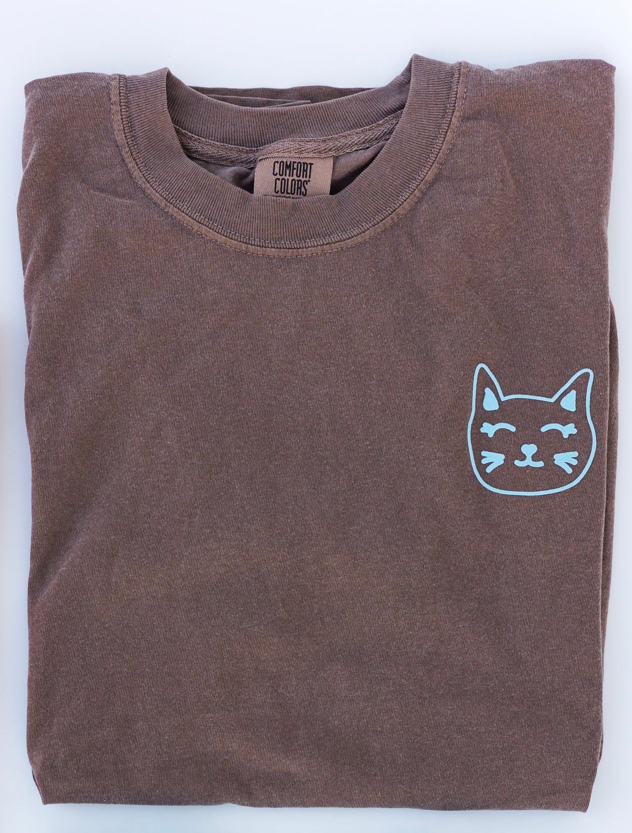 Cat Face - Cocoa Tee