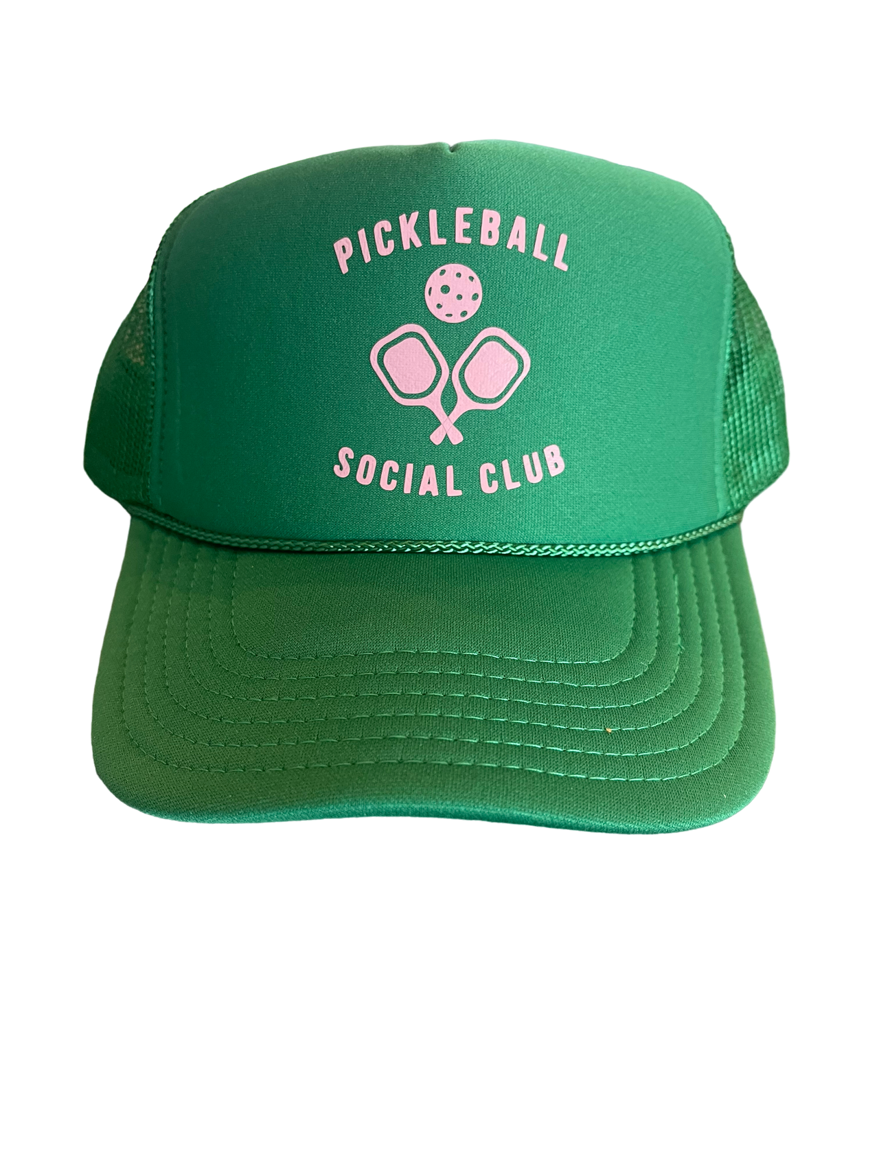Pickleball Social Club Kelly Green Trucker