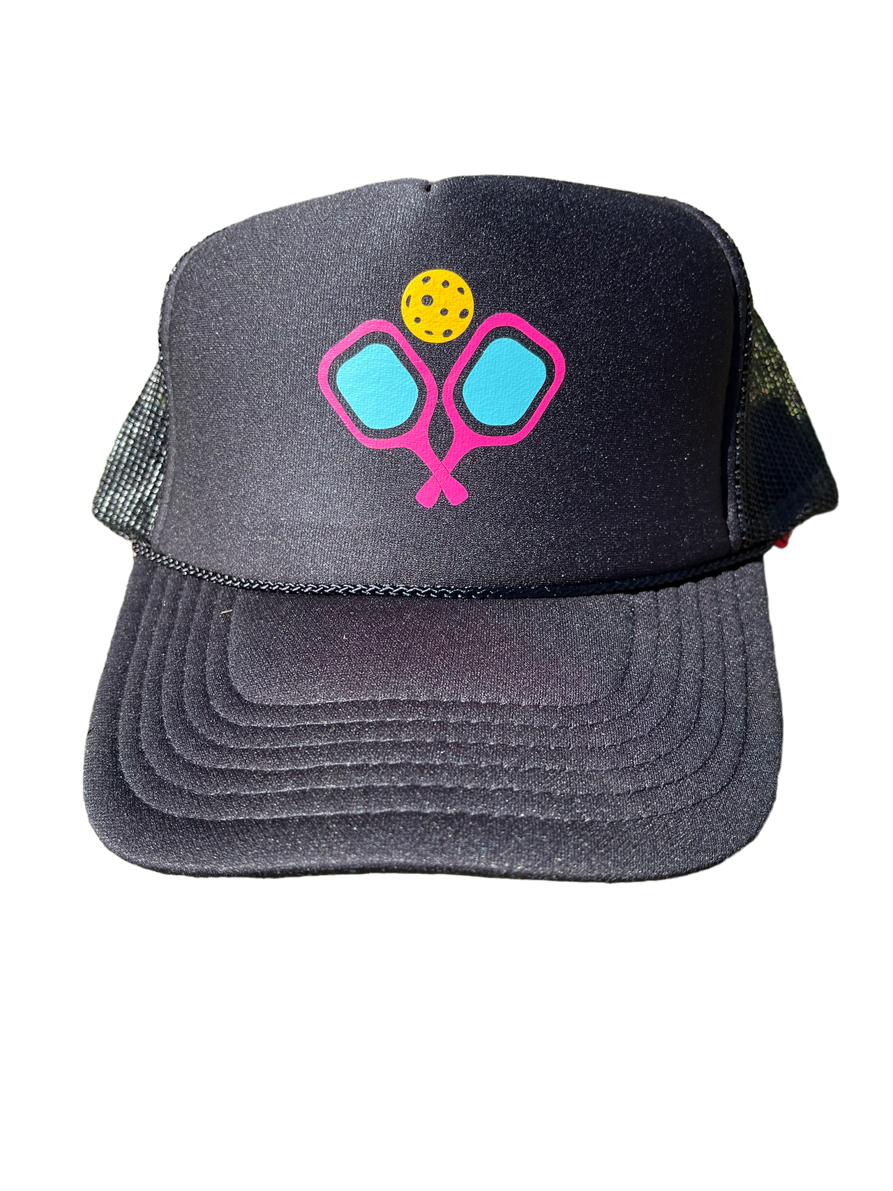 Pickleball Paddle Black Trucker