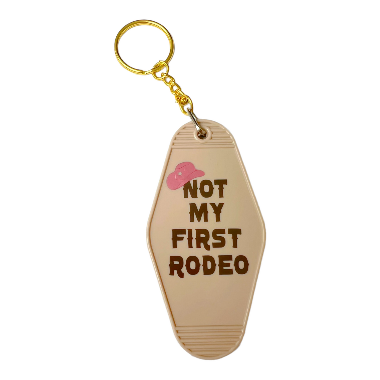 'Not my first rodeo' Motel Keychain