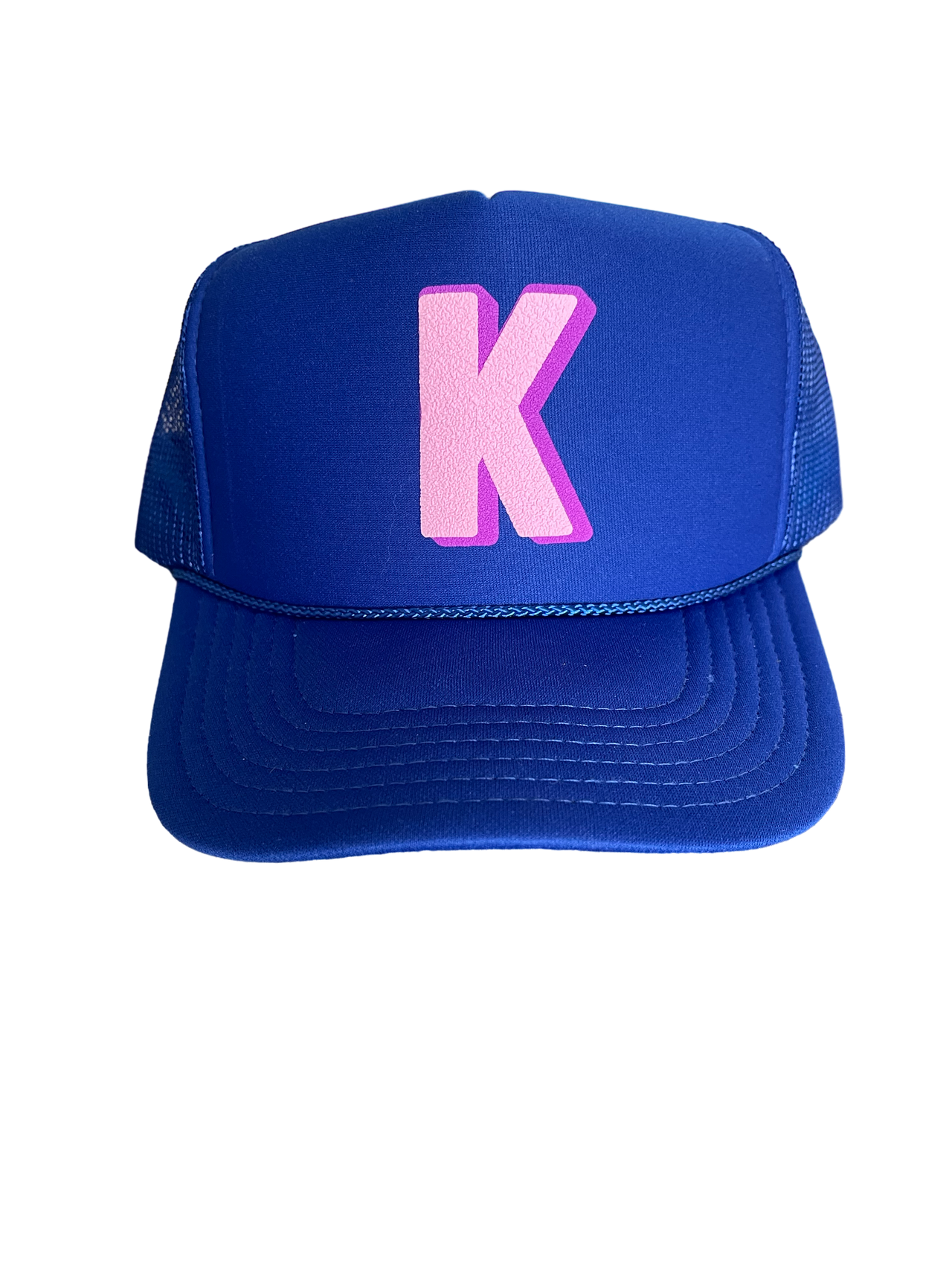 Monogram Royal Blue Trucker