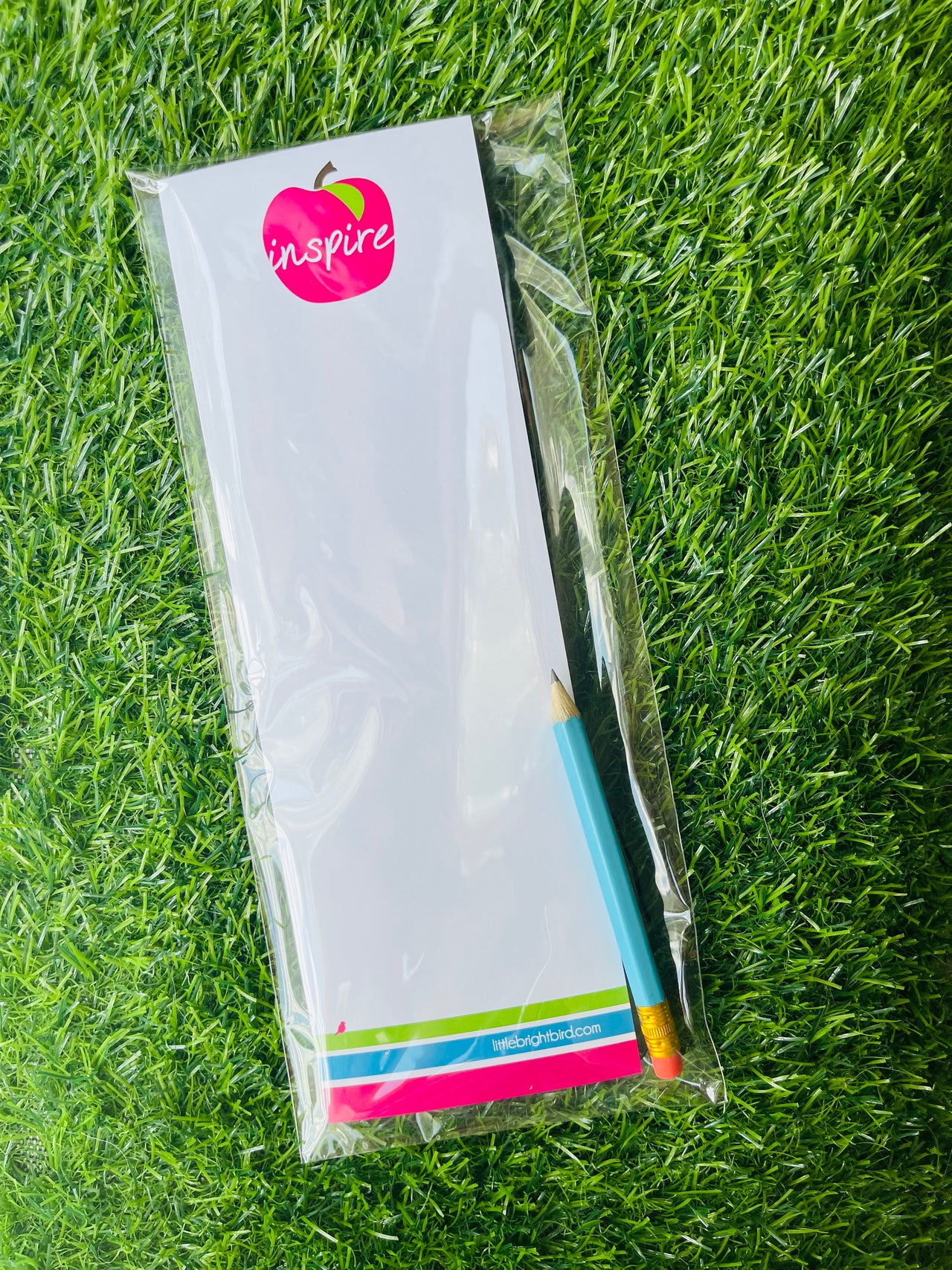 Inspire Apple Skinny Notepad